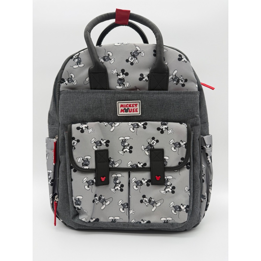 NWOT - Disney Baby Mickey Mouse diaper backpack with matching diaper pad.
